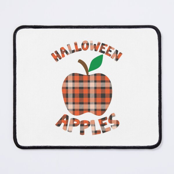 Item preview, Halloween Apples | Checkered Plaid Pattern Apple designed and sold by GravitiTees.