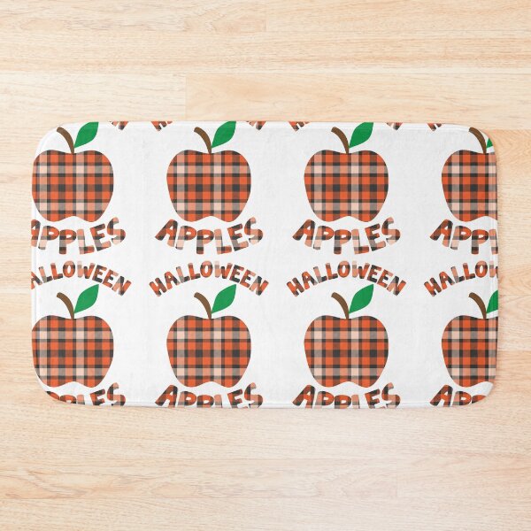 Item preview, Halloween Apples | Checkered Plaid Pattern Apple designed and sold by GravitiTees.