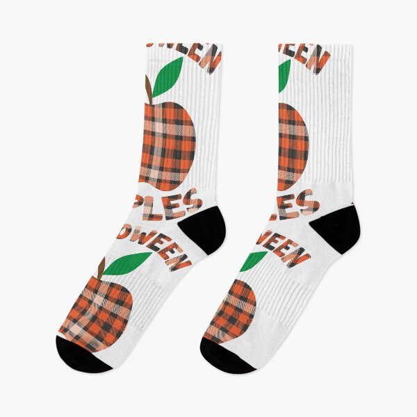 Item preview, Halloween Apples | Checkered Plaid Pattern Apple designed and sold by GravitiTees.