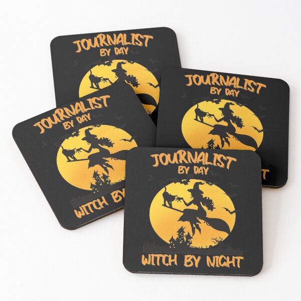 Item preview, journalist by day witch by night funny saying for halloween with witch picture scary design for mom for sister designed and sold by mydreamcatcher.