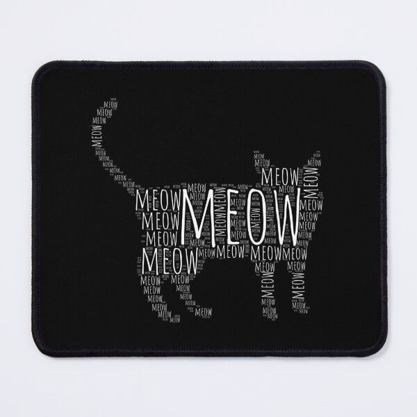 Item preview, Cats Meow (black white text) designed and sold by planDpromotions.