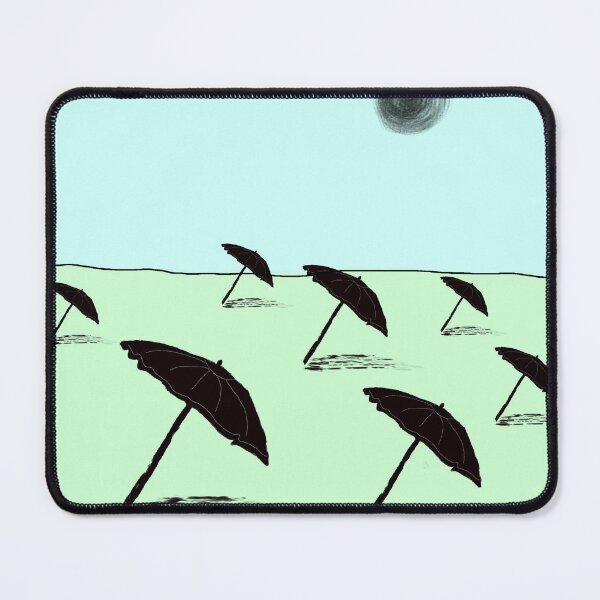 Beach Umbrellas | Chic Design for Summer and Dreams of Summer Mouse Pad