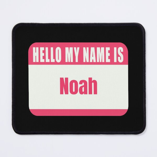 Item preview, Hello My Name is Noah Name Tag  designed and sold by Cafecreative.