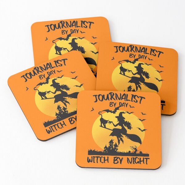 Item preview, journalist by day witch by night funny saying for halloween with witch picture scary design for mom for sister designed and sold by mydreamcatcher.
