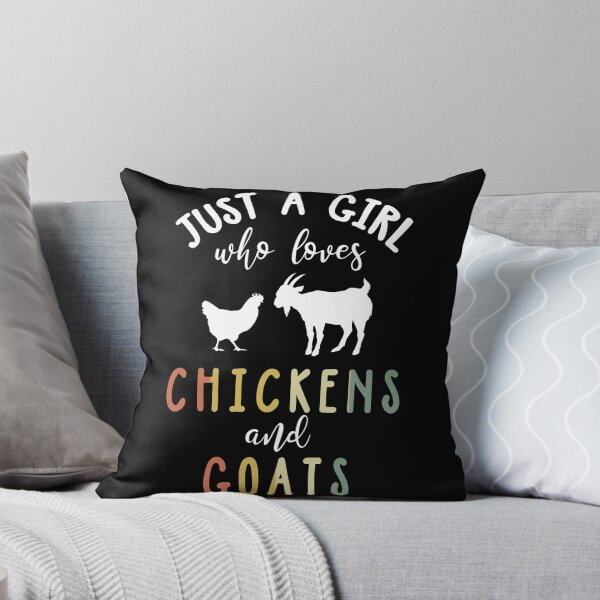 Item preview, Linda solo una chica que ama los pollos y las cabras designed and sold by TeddyTees21.