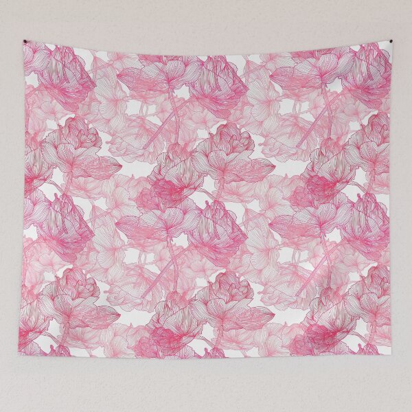 Item preview, Pink Rose Pattern, Pink Rose Seamless Pattern, Pink Rose designed and sold by graphic-genie.