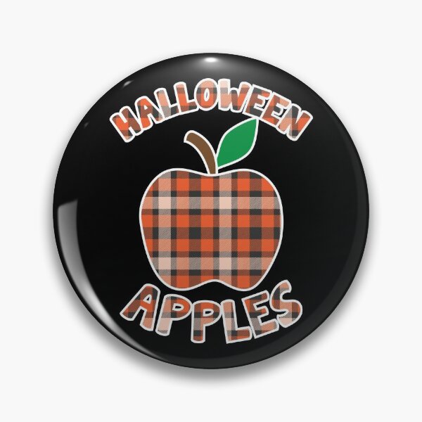 Item preview, Halloween Apples | Plaid Checkered Pattern Apple designed and sold by GravitiTees.