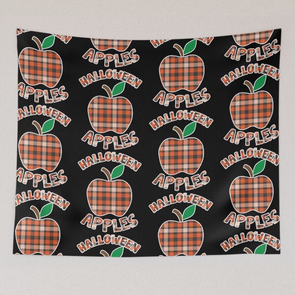Item preview, Halloween Apples | Plaid Checkered Pattern Apple designed and sold by GravitiTees.