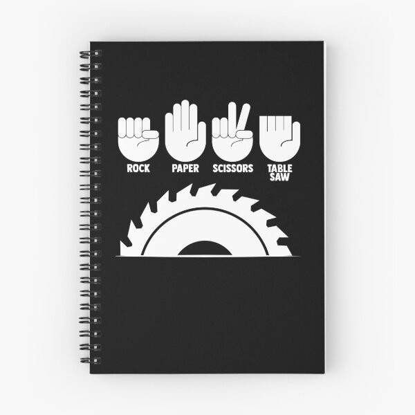Item preview, Rock Paper Scissors Table Saw Carpentry Sawing Sawdust designed and sold by Nessshirts.