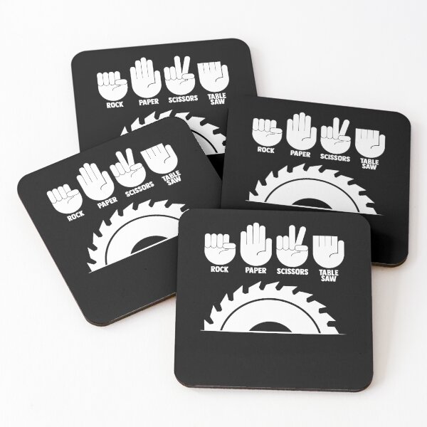 Item preview, Rock Paper Scissors Table Saw Carpentry Sawing Sawdust designed and sold by Nessshirts.