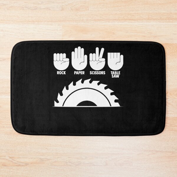 Item preview, Rock Paper Scissors Table Saw Carpentry Sawing Sawdust designed and sold by Nessshirts.
