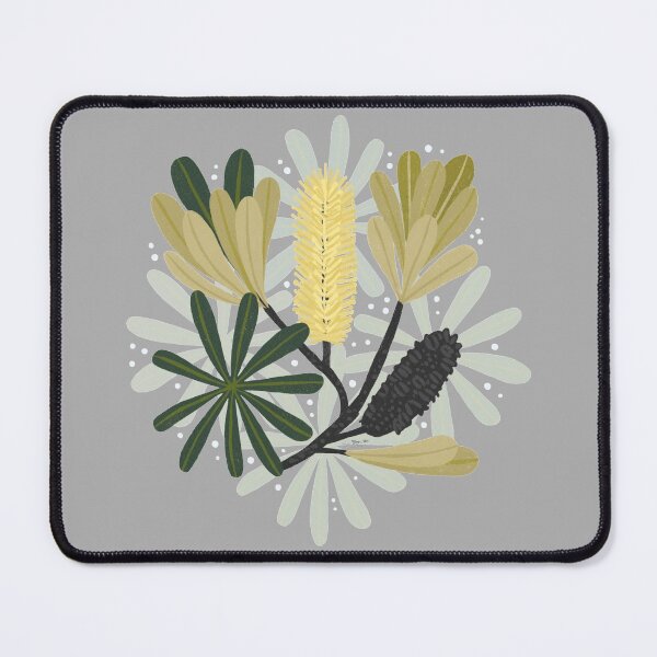 Item preview, Australian Lemon Bottlebrush in Grey Palette designed and sold by CircusCreative.