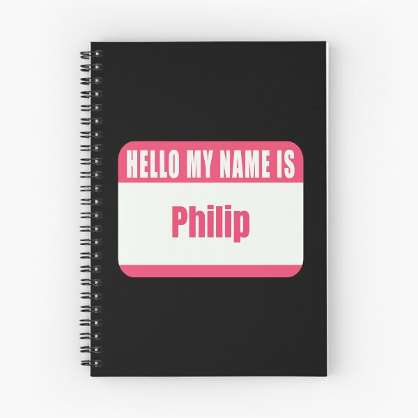 Item preview,  Hello My Name is Philip Name Tag  designed and sold by Cafecreative.