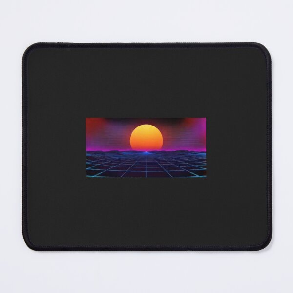 Synth Wave Music Mouse Pad