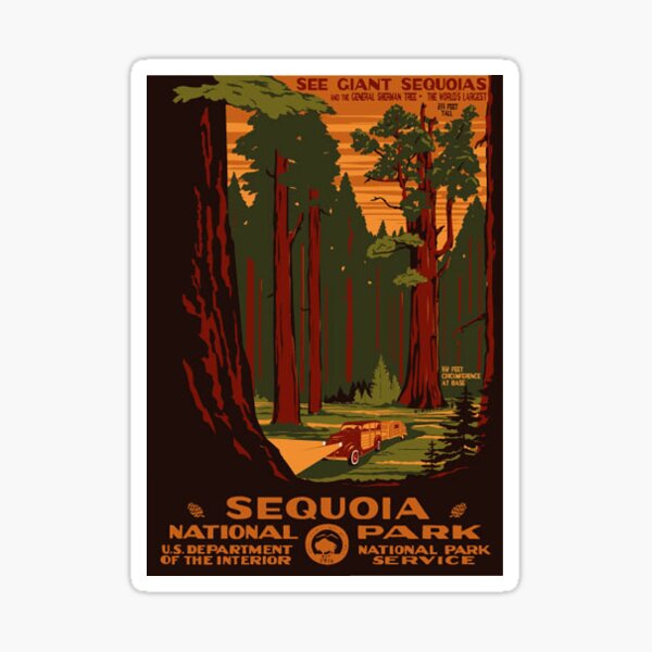 Item preview, SEQUOIA National Park - See Giant Sequoias designed and sold by alienXpegasus.