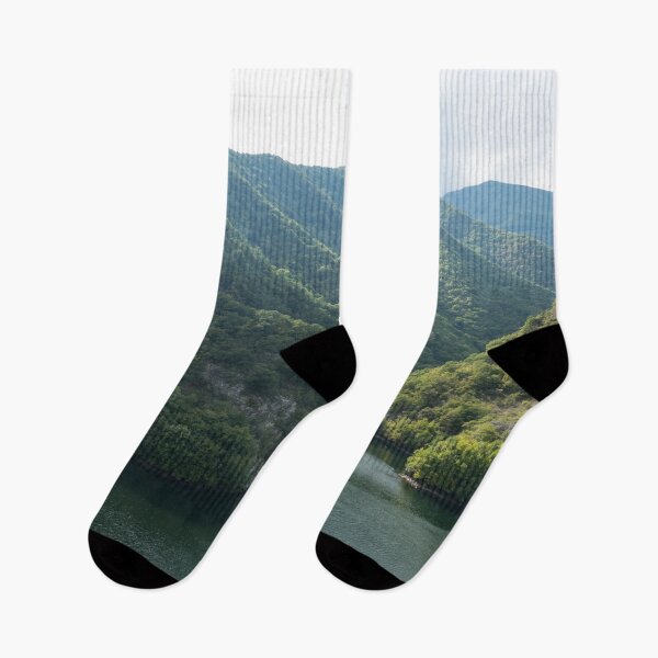 Item preview, Soft Breeze and Sunny Sparkles - Irenic Lake in the Mountains designed and sold by Georgia Mizuleva.