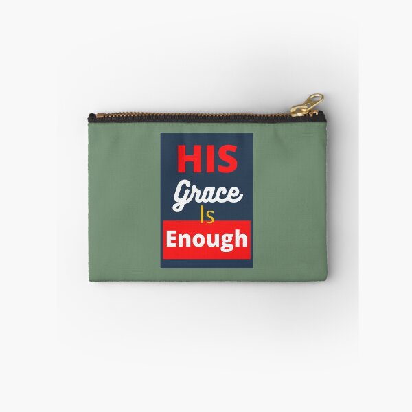 Item preview, His grace is enough designed and sold by WORDtoARTwork.