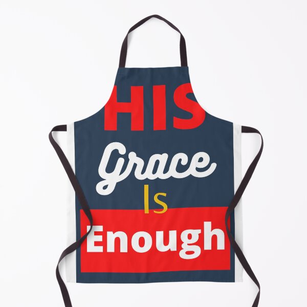 Item preview, His grace is enough designed and sold by WORDtoARTwork.