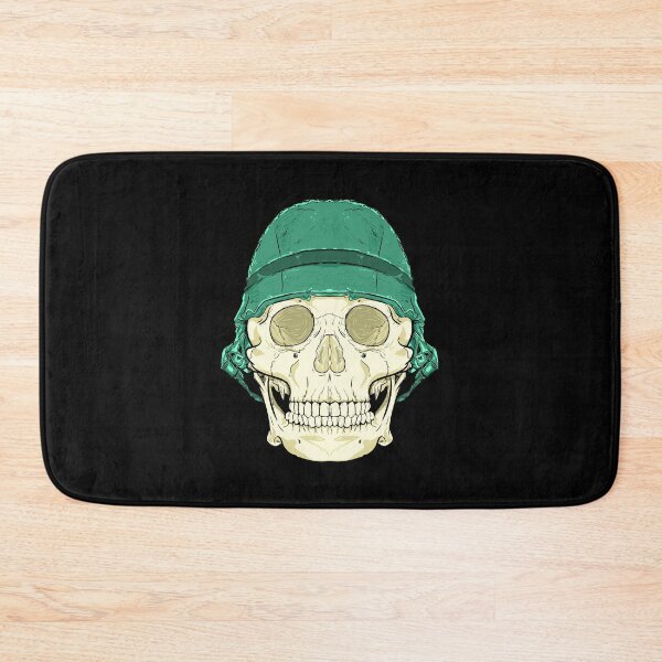 Item preview, army skull for T-shirt designed and sold by JAVALineArt.