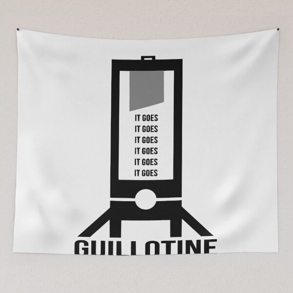 Item preview, DEATH GRIPS - "GUILLOTINE" Essential designed and sold by jaynabruton69.