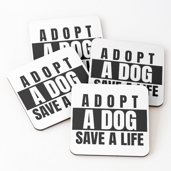 Item preview, Adopt A Dog Save A Life Text design for those who love pet adoption designed and sold by jtancrum61.