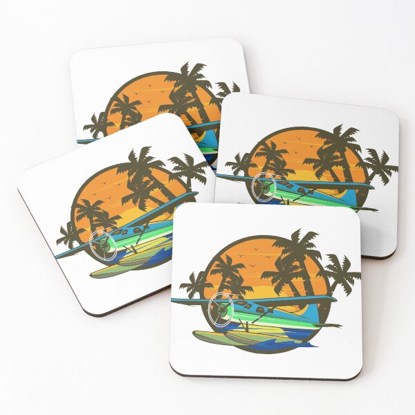 Item preview, Water landing Airplane Tropical designed and sold by artorno.