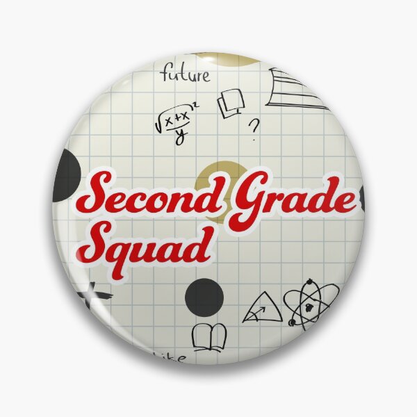 Item preview, Second Grade Squad, 2nd Grade Teachers Dream Team,Hello 2nd Grade Pattern | designed and sold by Boom-llqb.
