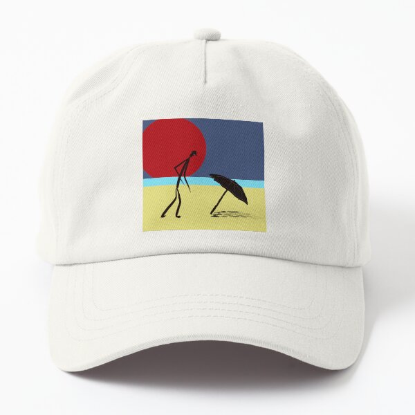 Man on the Beach | Chic Design for Summer and Dreams of Summer Dad Hat