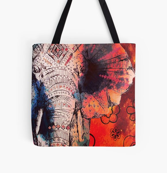 purse with elephant design