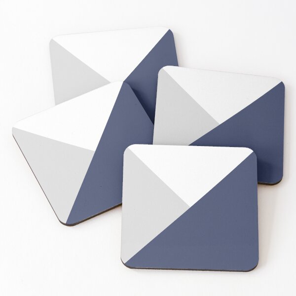 Item preview, NAVY Gray White GEOMETRIC designed and sold by drifti.