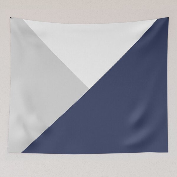 Item preview, NAVY Gray White GEOMETRIC designed and sold by drifti.
