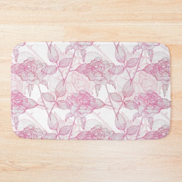 Item preview, Pink Rose Pattern, Pink Rose Seamless Pattern, Pink Rose designed and sold by graphic-genie.