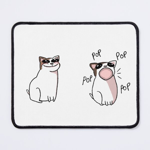 Item preview, Pop Pop Pop cat meme sticker designed and sold by Sweets-trolley.
