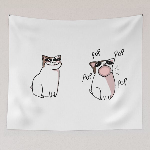Item preview, Pop Pop Pop cat meme sticker  designed and sold by Sweets-trolley.
