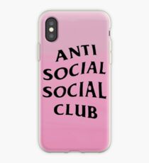 anti social social club iPhone Case