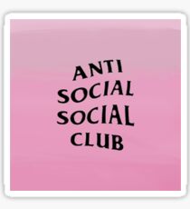 anti social social club Sticker
