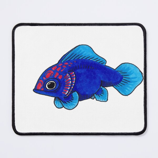 Item preview, blue fish designed and sold by AnnaBaldon.