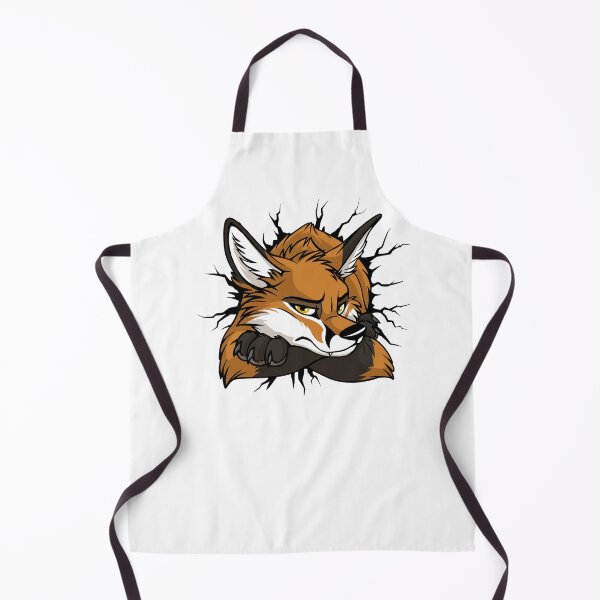 Item preview, STUCK Red Fox / Fuchs (black cracks) designed and sold by The Art of TaniDaReal.