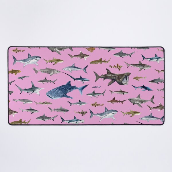 Item preview, SHARKS poster-lillac designed and sold by BEATRIZ ABAITUA.