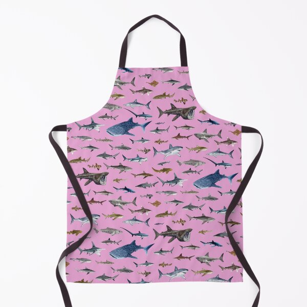 Item preview, SHARKS poster-lillac designed and sold by BEATRIZ ABAITUA.
