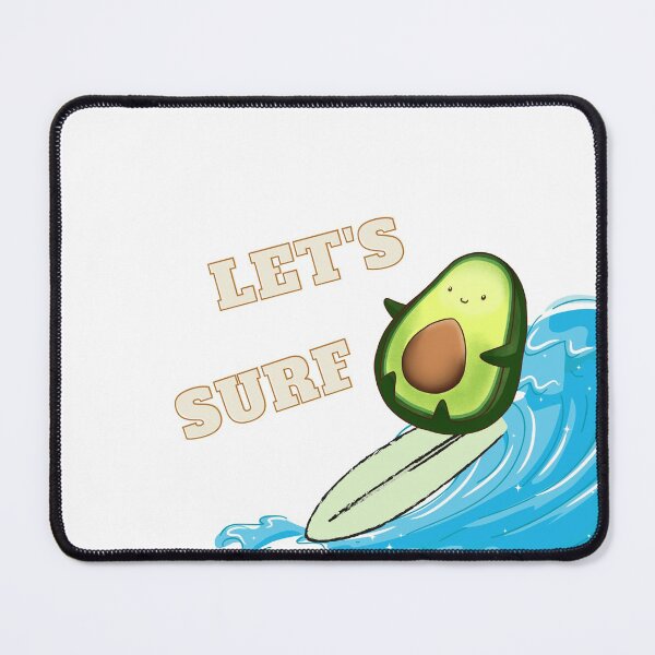 Item preview, Funny Let's Surf Avocado Design designed and sold by VandJStore.