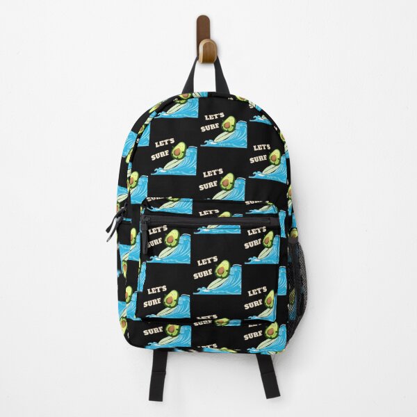 Item preview, Funny Let's Surf Avocado Design designed and sold by VandJStore.