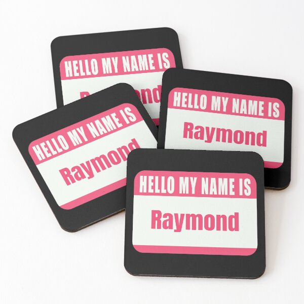 Item preview,  Hello My Name is Raymond Name Tag  designed and sold by Cafecreative.