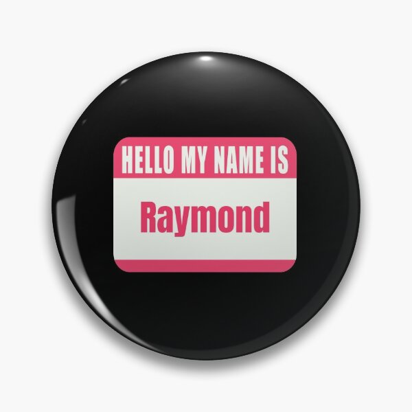 Item preview,  Hello My Name is Raymond Name Tag  designed and sold by Cafecreative.