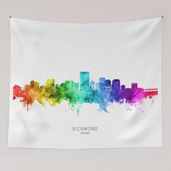 Item preview, Richmond Virginia Skyline designed and sold by ArtPrints.
