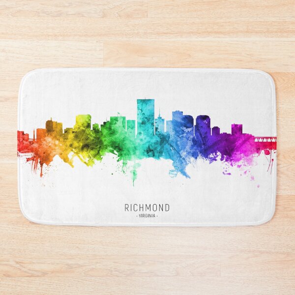 Artikelvorschau, Richmond Virginia Skyline entworfen und verkauft von ArtPrints.