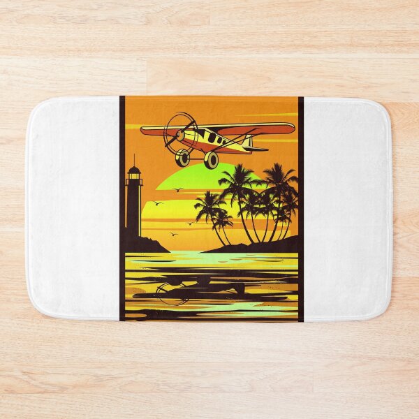 Item preview, Sunshine Airplane OVER WATER Tropical designed and sold by artorno.
