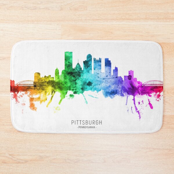 Artikelvorschau, Pittsburgh Pennsylvania Skyline entworfen und verkauft von ArtPrints.