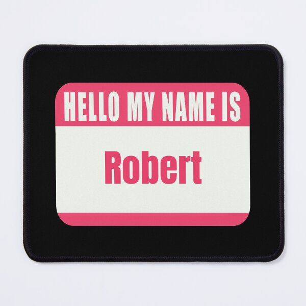 Item preview, Hello My Name is Rober Name Tag  designed and sold by Cafecreative.