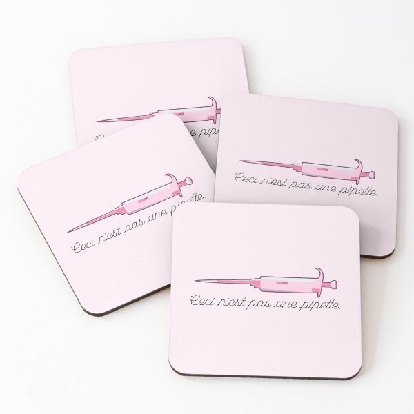 Item preview, Ceci nest pas une pipette in pink designed and sold by sunnySaraV.